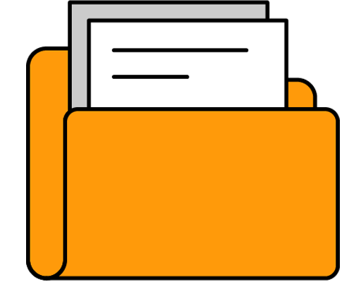 Paper folder icon