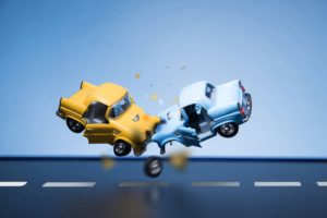 An imaginary image of car collision